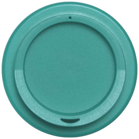 Americano® Eco 350 ml recycelter Becher, weiss, aquablau bedrucken, Art.-Nr. 21042219 Americano® Eco 350 ml recycelter Becher, weiss, aquablau bedrucken, Art.-Nr. 21042219