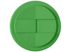 Americano® Eco 350 ml recycelter Becher mit auslaufsicherem Deckel, grün, weiss bedrucken, Art.-Nr. 21042566