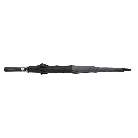27" Impact AWARE™ RPET 190T Auto-Open Stormproof-Schirm anthrazit bedrucken, Art.-Nr. P850.682 27" Impact AWARE™ RPET 190T Auto-Open Stormproof-Schirm anthrazit bedrucken, Art.-Nr. P850.682