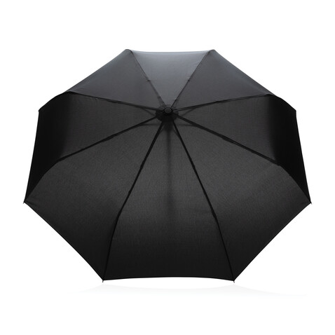 21" Impact AWARE™ RPET 190T Bambus-Schirm autom. open/close schwarz bedrucken, Art.-Nr. P850.611 21" Impact AWARE™ RPET 190T Bambus-Schirm autom. open/close schwarz bedrucken, Art.-Nr. P850.611