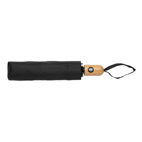 21" Impact AWARE™ RPET 190T Bambus-Schirm autom. open/close schwarz bedrucken, Art.-Nr. P850.611 21" Impact AWARE™ RPET 190T Bambus-Schirm autom. open/close schwarz bedrucken, Art.-Nr. P850.611