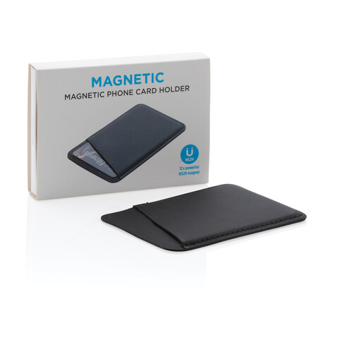 Magnetischer Phone-Kartenhalter schwarz bedrucken, Art.-Nr. P820.751 Magnetischer Phone-Kartenhalter schwarz bedrucken, Art.-Nr. P820.751