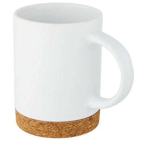 Neiva 425 ml Keramiktasse mit Korkboden, weiss bedrucken, Art.-Nr. 10090101 Neiva 425 ml Keramiktasse mit Korkboden, weiss bedrucken, Art.-Nr. 10090101