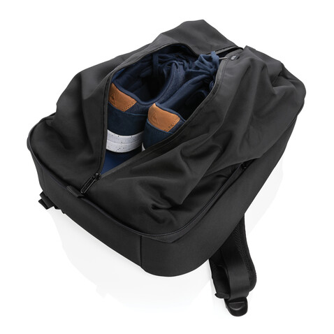 Flex Gym Bag schwarz, navy blau bedrucken, Art.-Nr. P705.801 Flex Gym Bag schwarz, navy blau bedrucken, Art.-Nr. P705.801