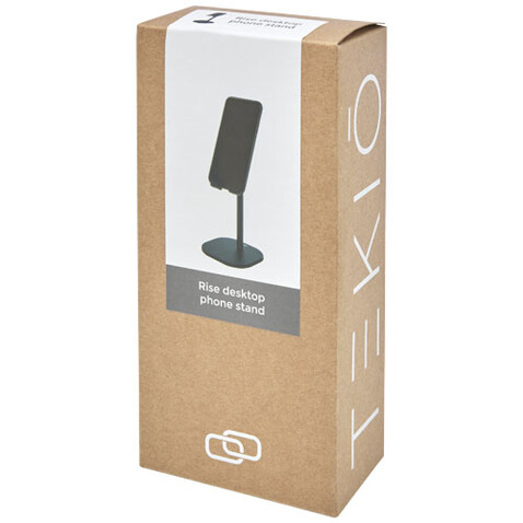 Rise Ständer für Handy/Tablet, schwarz bedrucken, Art.-Nr. 12419290 Rise Ständer für Handy/Tablet, schwarz bedrucken, Art.-Nr. 12419290