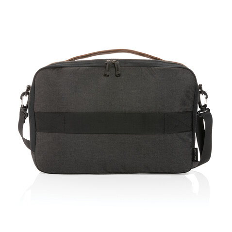 Impact AWARE™ 300D Two-Tone Deluxe 15.6" Laptop-Tasche schwarz bedrucken, Art.-Nr. P732.181