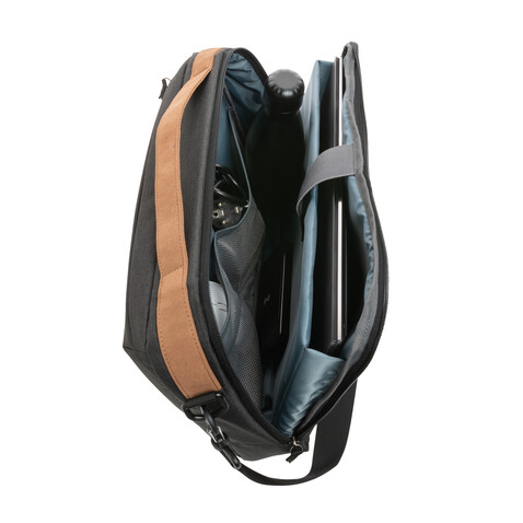 Impact AWARE™ 300D Two-Tone Deluxe 15.6" Laptop-Tasche schwarz bedrucken, Art.-Nr. P732.181