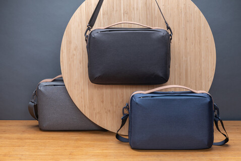 Impact AWARE™ 300D Two-Tone Deluxe 15.6" Laptop-Tasche schwarz bedrucken, Art.-Nr. P732.181