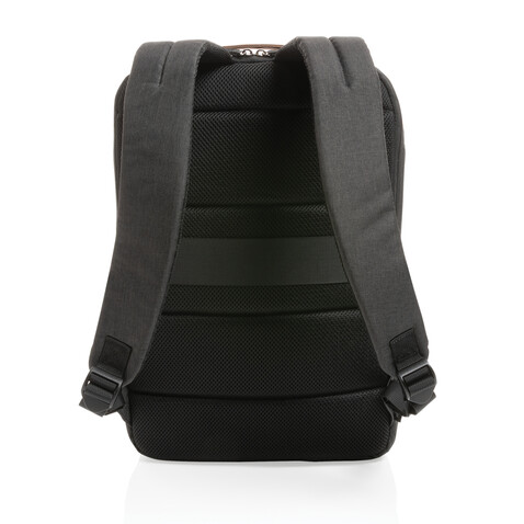 Impact AWARE™ 300D Two-Tone Deluxe 15.6" Laptop-Rucksack schwarz bedrucken, Art.-Nr. P762.911 Impact AWARE™ 300D Two-Tone Deluxe 15.6" Laptop-Rucksack schwarz bedrucken, Art.-Nr. P762.911