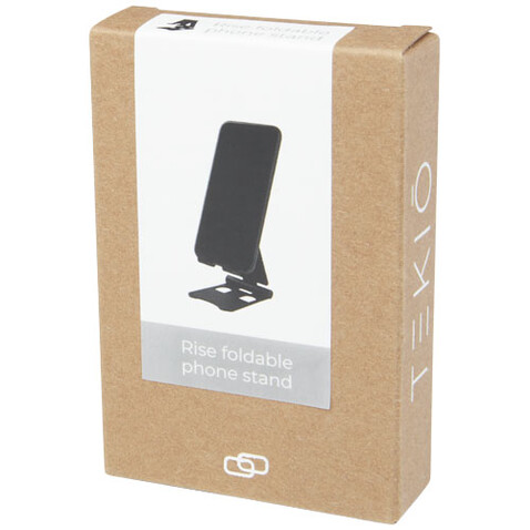 Klappbarer Smartphone Ständer aus Aluminium, schwarz bedrucken, Art.-Nr. 12419390 Klappbarer Smartphone Ständer aus Aluminium, schwarz bedrucken, Art.-Nr. 12419390