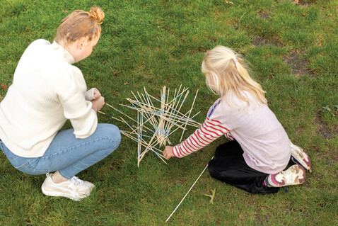 Giant Mikado-Set aus Bambus braun bedrucken, Art.-Nr. P453.559
