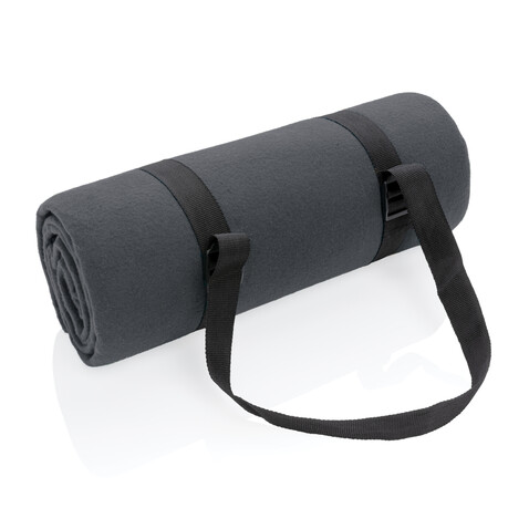 Impact AWARE™ RPET Picknickdecke anthrazit bedrucken, Art.-Nr. P459.072 Impact AWARE™ RPET Picknickdecke anthrazit bedrucken, Art.-Nr. P459.072