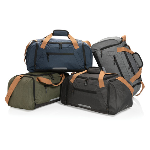 Impact AWARE™ Urban Outdoor Wochenendtasche schwarz bedrucken, Art.-Nr. P707.091 Impact AWARE™ Urban Outdoor Wochenendtasche schwarz bedrucken, Art.-Nr. P707.091