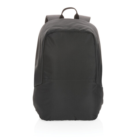 Impact AWARE™ RPET Standard Anti-Diebstahl Rucksack schwarz bedrucken, Art.-Nr. P762.761 Impact AWARE™ RPET Standard Anti-Diebstahl Rucksack schwarz bedrucken, Art.-Nr. P762.761