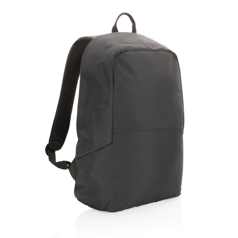 Impact AWARE™ RPET Standard Anti-Diebstahl Rucksack schwarz bedrucken, Art.-Nr. P762.761 Impact AWARE™ RPET Standard Anti-Diebstahl Rucksack schwarz bedrucken, Art.-Nr. P762.761