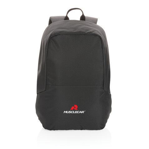 Impact AWARE™ RPET Standard Anti-Diebstahl Rucksack schwarz bedrucken, Art.-Nr. P762.761 Impact AWARE™ RPET Standard Anti-Diebstahl Rucksack schwarz bedrucken, Art.-Nr. P762.761