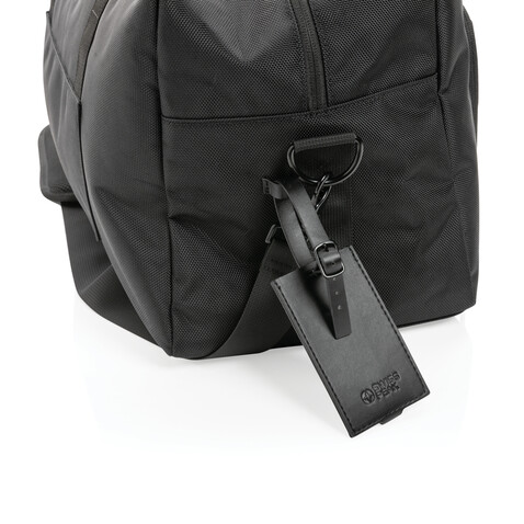 Swiss Peak AWARE™ RPET Voyager Wochenendtasche schwarz bedrucken, Art.-Nr. P707.121