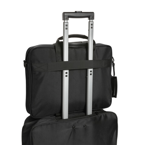 Swiss Peak AWARE™ RPET Voyager 15.6" Laptop-Tasche schwarz bedrucken, Art.-Nr. P732.101 Swiss Peak AWARE™ RPET Voyager 15.6" Laptop-Tasche schwarz bedrucken, Art.-Nr. P732.101