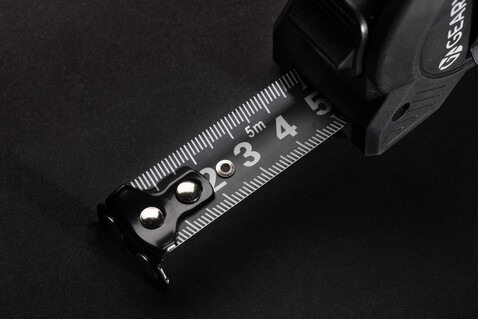 Gear X 5m Maßband mit langsamer/schneller Rückzugsfunktion schwarz bedrucken, Art.-Nr. P113.201 Gear X 5m Maßband mit langsamer/schneller Rückzugsfunktion schwarz bedrucken, Art.-Nr. P113.201
