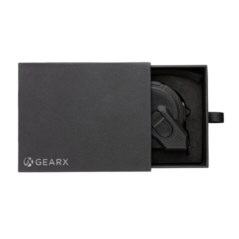 Gear X 5m Maßband mit langsamer/schneller Rückzugsfunktion schwarz bedrucken, Art.-Nr. P113.201 Gear X 5m Maßband mit langsamer/schneller Rückzugsfunktion schwarz bedrucken, Art.-Nr. P113.201