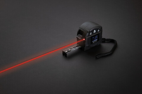 Gear X 5m Maßband mit 30m Laser schwarz bedrucken, Art.-Nr. P113.211 Gear X 5m Maßband mit 30m Laser schwarz bedrucken, Art.-Nr. P113.211