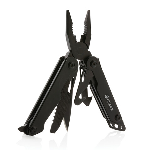 Gear X Multitool mit Zange schwarz bedrucken, Art.-Nr. P221.251 Gear X Multitool mit Zange schwarz bedrucken, Art.-Nr. P221.251