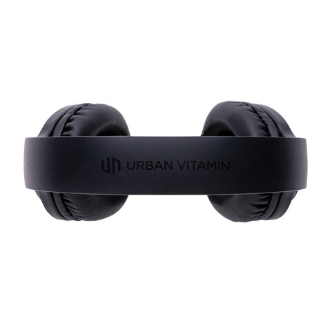 Urban Vitamin Belmont Wireless Kopfhörer schwarz bedrucken, Art.-Nr. P329.761 Urban Vitamin Belmont Wireless Kopfhörer schwarz bedrucken, Art.-Nr. P329.761