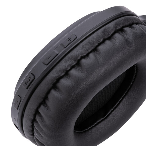 Urban Vitamin Belmont Wireless Kopfhörer schwarz bedrucken, Art.-Nr. P329.761 Urban Vitamin Belmont Wireless Kopfhörer schwarz bedrucken, Art.-Nr. P329.761