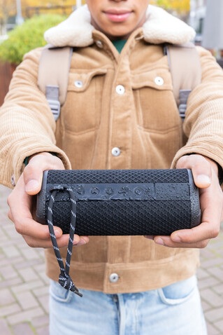 Urban Vitamin Berkeley IPX7 Wireless Lautsprecher schwarz bedrucken, Art.-Nr. P329.901 Urban Vitamin Berkeley IPX7 Wireless Lautsprecher schwarz bedrucken, Art.-Nr. P329.901