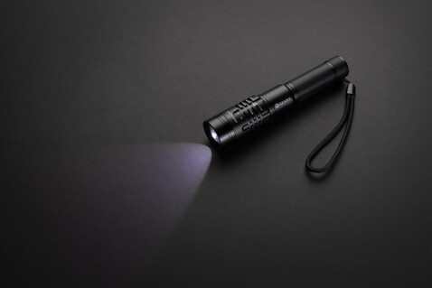 Gear X wiederaufladbare USB Taschenlampe schwarz bedrucken, Art.-Nr. P513.851 Gear X wiederaufladbare USB Taschenlampe schwarz bedrucken, Art.-Nr. P513.851