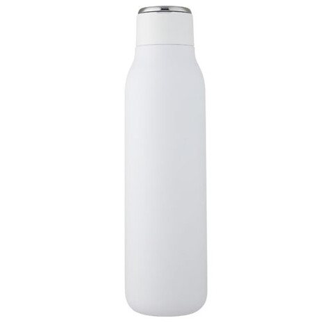 Marka 600 ml Kupfer-Vakuum Isolierflasche mit Metallschlaufe, weiss bedrucken, Art.-Nr. 10067201 Marka 600 ml Kupfer-Vakuum Isolierflasche mit Metallschlaufe, weiss bedrucken, Art.-Nr. 10067201