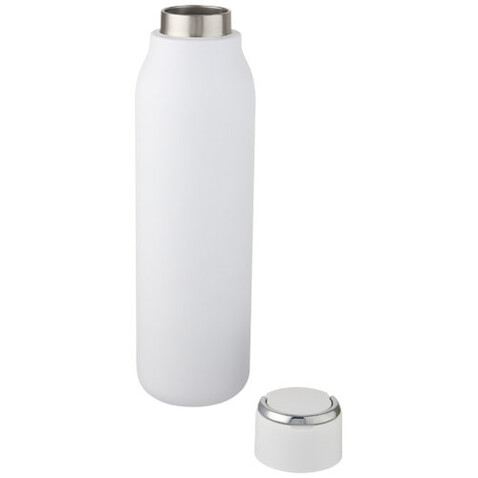 Marka 600 ml Kupfer-Vakuum Isolierflasche mit Metallschlaufe, weiss bedrucken, Art.-Nr. 10067201 Marka 600 ml Kupfer-Vakuum Isolierflasche mit Metallschlaufe, weiss bedrucken, Art.-Nr. 10067201