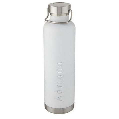 Thor 1 l Kupfer-Vakuum Isoliersportflasche, weiss bedrucken, Art.-Nr. 10067301 Thor 1 l Kupfer-Vakuum Isoliersportflasche, weiss bedrucken, Art.-Nr. 10067301