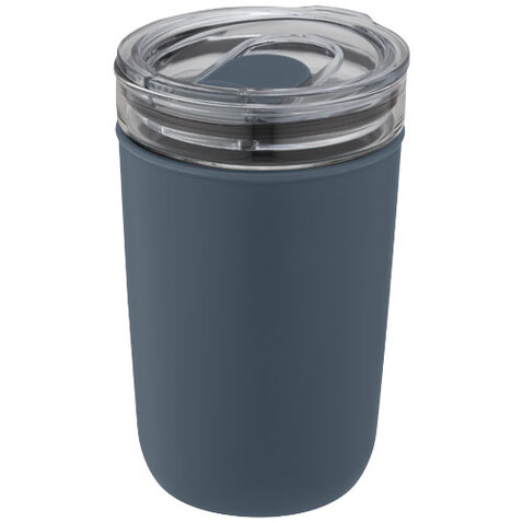 Bello 420 ml Glasbecher mit Außenwand aus recyceltem Kunststoff, eisblau bedrucken, Art.-Nr. 10067555 Bello 420 ml Glasbecher mit Außenwand aus recyceltem Kunststoff, eisblau bedrucken, Art.-Nr. 10067555