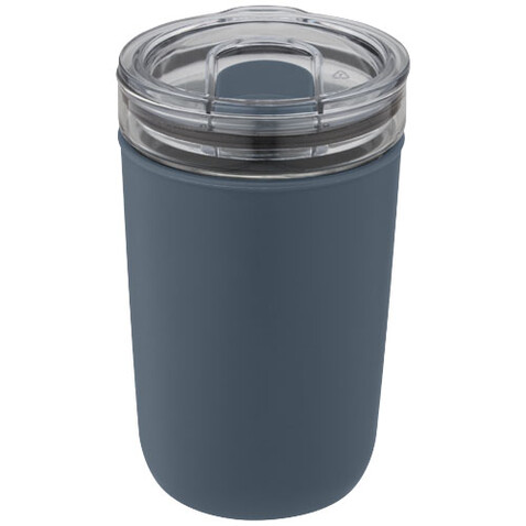 Bello 420 ml Glasbecher mit Außenwand aus recyceltem Kunststoff, eisblau bedrucken, Art.-Nr. 10067555 Bello 420 ml Glasbecher mit Außenwand aus recyceltem Kunststoff, eisblau bedrucken, Art.-Nr. 10067555