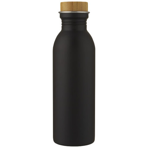 Kalix 650 ml Sportflasche aus Edelstahl, schwarz bedrucken, Art.-Nr. 10067790