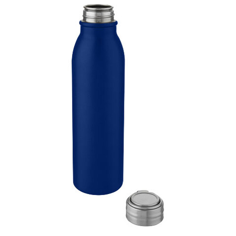 Harper 700 ml Sportflasche aus Edelstahl mit Metallschlaufe, mittelblau bedrucken, Art.-Nr. 10067852 Harper 700 ml Sportflasche aus Edelstahl mit Metallschlaufe, mittelblau bedrucken, Art.-Nr. 10067852