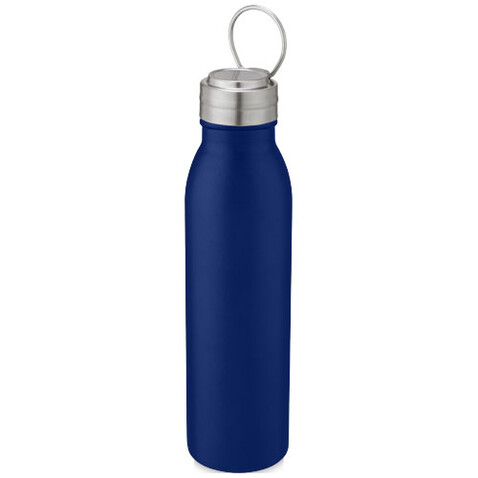 Harper 700 ml Sportflasche aus Edelstahl mit Metallschlaufe, mittelblau bedrucken, Art.-Nr. 10067852 Harper 700 ml Sportflasche aus Edelstahl mit Metallschlaufe, mittelblau bedrucken, Art.-Nr. 10067852