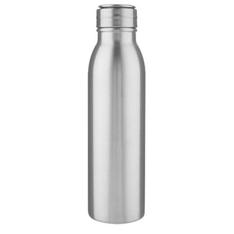 Harper 700 ml Sportflasche aus Edelstahl mit Metallschlaufe, silber bedrucken, Art.-Nr. 10067881