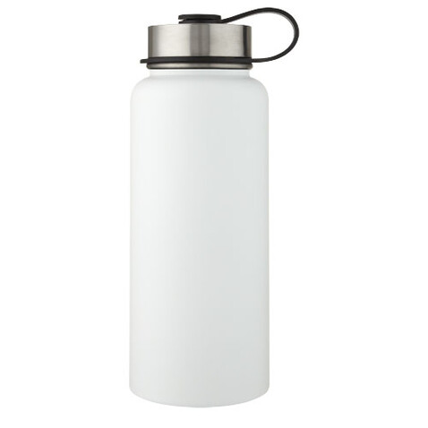 Supra 1 l Kupfer-Vakuum Isolierflasche mit 2 Deckeln, weiss bedrucken, Art.-Nr. 10068201 Supra 1 l Kupfer-Vakuum Isolierflasche mit 2 Deckeln, weiss bedrucken, Art.-Nr. 10068201