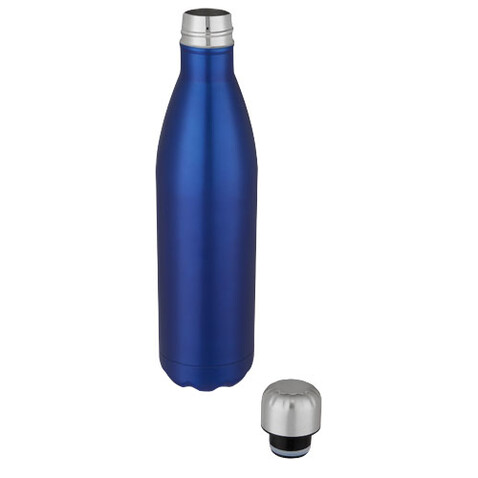 Cove 750 ml vakuumisolierte Edelstahlflasche, blau bedrucken, Art.-Nr. 10069352