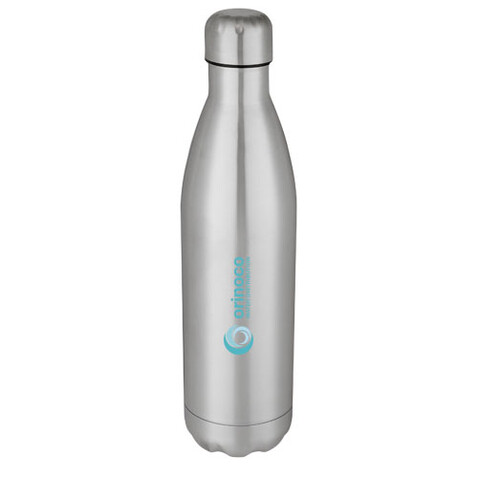 Cove 750 ml vakuumisolierte Edelstahlflasche, silber bedrucken, Art.-Nr. 10069381