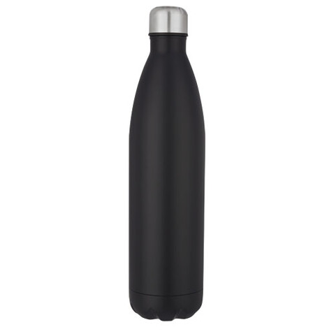 Cove 1 L vakuumisolierte Edelstahlflasche, schwarz bedrucken, Art.-Nr. 10069490 Cove 1 L vakuumisolierte Edelstahlflasche, schwarz bedrucken, Art.-Nr. 10069490