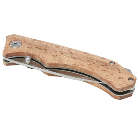 Dave Holz-Klappmesser mit Gürtelclip, holz bedrucken, Art.-Nr. 10453671 Dave Holz-Klappmesser mit Gürtelclip, holz bedrucken, Art.-Nr. 10453671