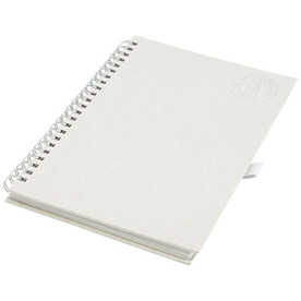 Dairy Dream A5 Spiral Notizbuch aus recyceltem Milchkarton, offwhite bedrucken, Art.-Nr. 10778302