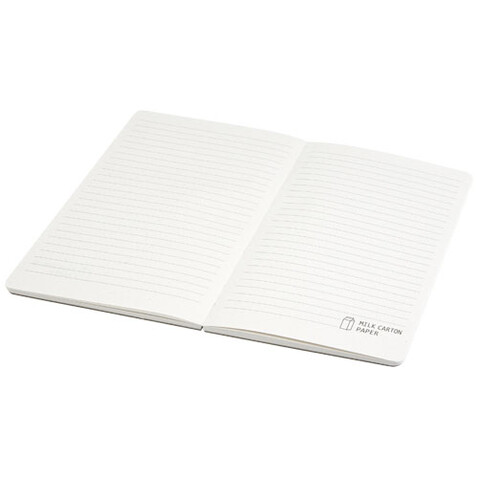 Dairy Dream A5 Notizbuch aus recyceltem Milchkarton, offwhite bedrucken, Art.-Nr. 10778502 Dairy Dream A5 Notizbuch aus recyceltem Milchkarton, offwhite bedrucken, Art.-Nr. 10778502