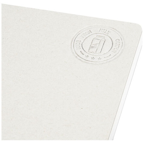 Dairy Dream A5 Notizbuch aus recyceltem Milchkarton, offwhite bedrucken, Art.-Nr. 10778502 Dairy Dream A5 Notizbuch aus recyceltem Milchkarton, offwhite bedrucken, Art.-Nr. 10778502