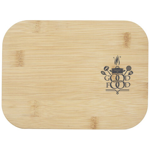 Roby Glas-Brotdose mit Bambusdeckel, natural, transparent klar bedrucken, Art.-Nr. 11327606 Roby Glas-Brotdose mit Bambusdeckel, natural, transparent klar bedrucken, Art.-Nr. 11327606