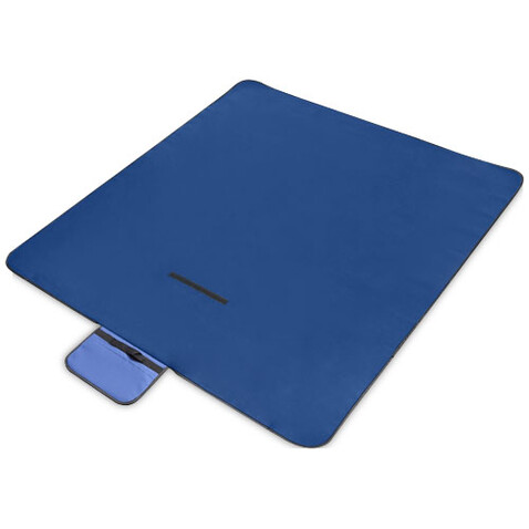 Salvie Picknickdecke aus recyceltem Kunststoff, royalblau bedrucken, Art.-Nr. 11329453 Salvie Picknickdecke aus recyceltem Kunststoff, royalblau bedrucken, Art.-Nr. 11329453