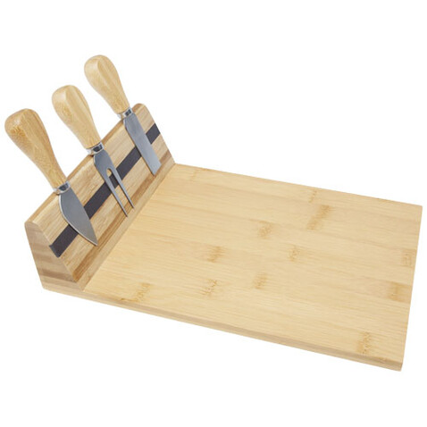 Mancheg Bambus Käseplatte mit Besteck magnetisch, natural bedrucken, Art.-Nr. 11330206 Mancheg Bambus Käseplatte mit Besteck magnetisch, natural bedrucken, Art.-Nr. 11330206